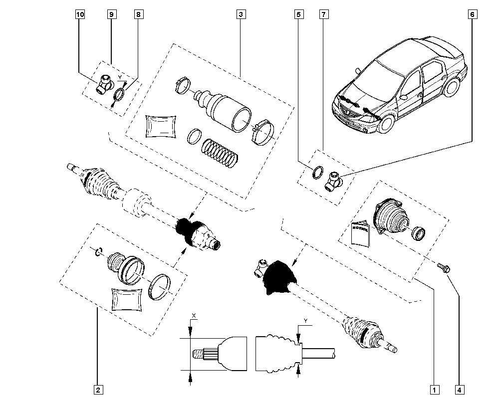 LADA 39 24 144 59R - Маншон, полуоска vvparts.bg