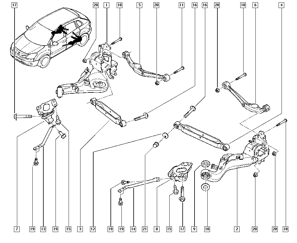 RENAULT 55502-JY00A - Тампон, носач vvparts.bg