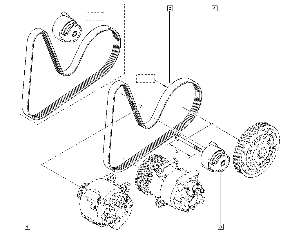 SANTANA 117503662R - Ремъчен обтегач, пистов ремък vvparts.bg