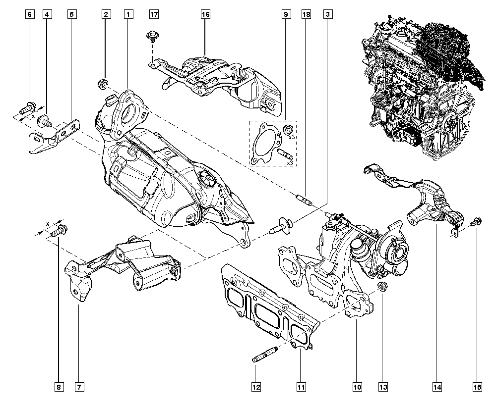 RENAULT 82 00 612 123 - Гайка vvparts.bg