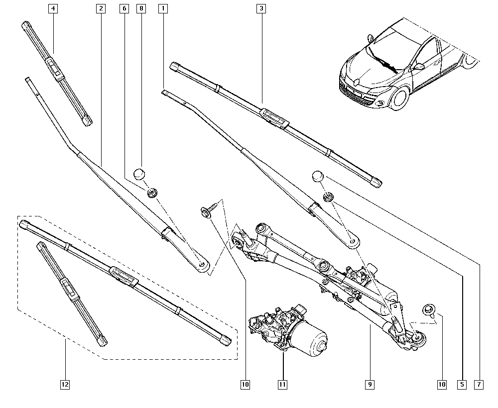 RENAULT TRUCKS 288902593R - Перо на чистачка vvparts.bg