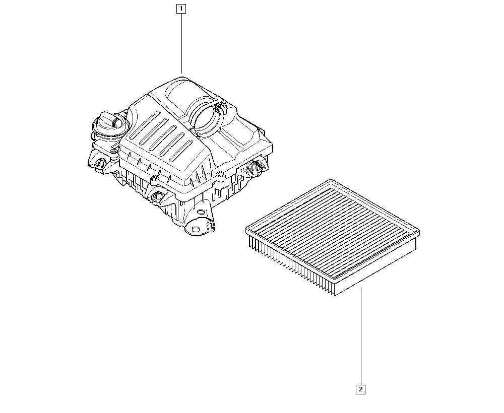 RENAULT 16 54 645 56R - Въздушен филтър vvparts.bg