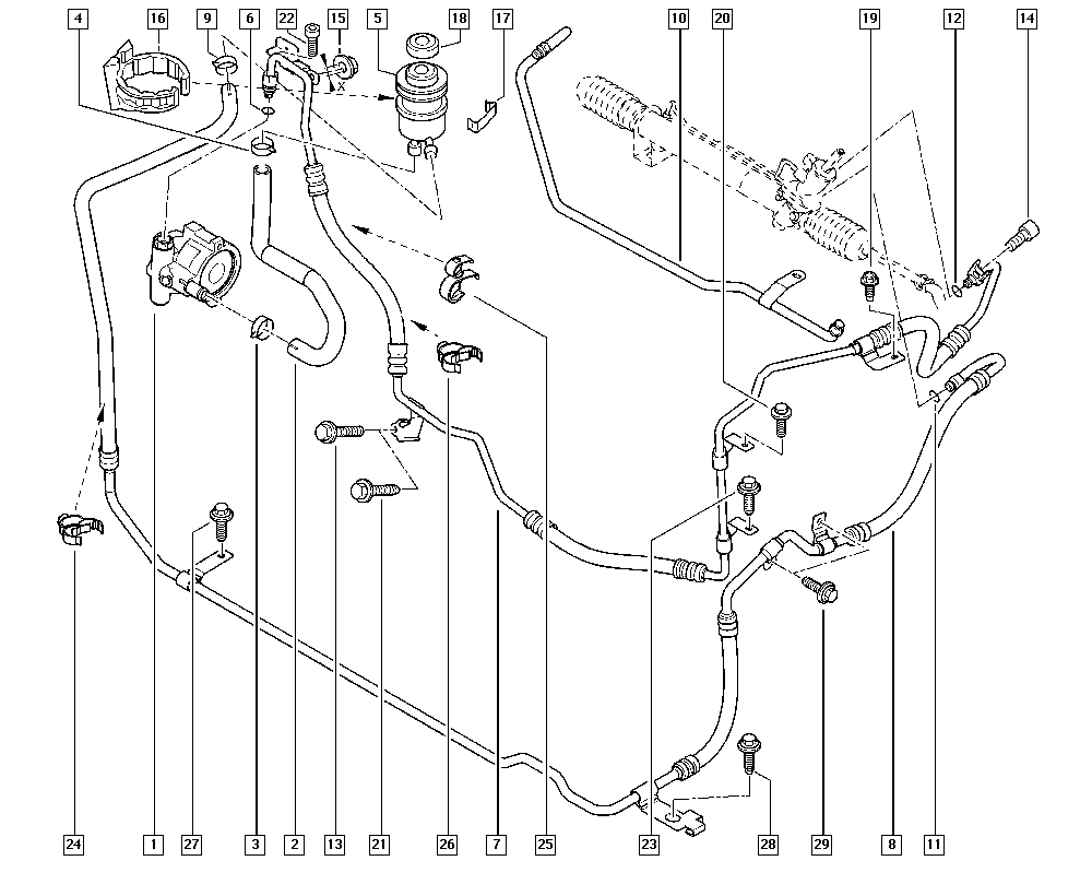 RENAULT 7703083470 - Термостат, охладителна течност vvparts.bg