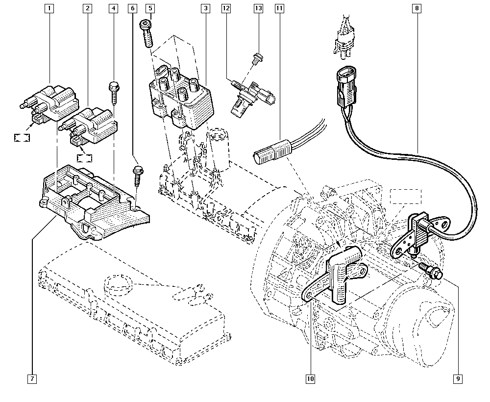 RENAULT TRUCKS 82 00 396 919 - Датчик, скорост / обороти vvparts.bg