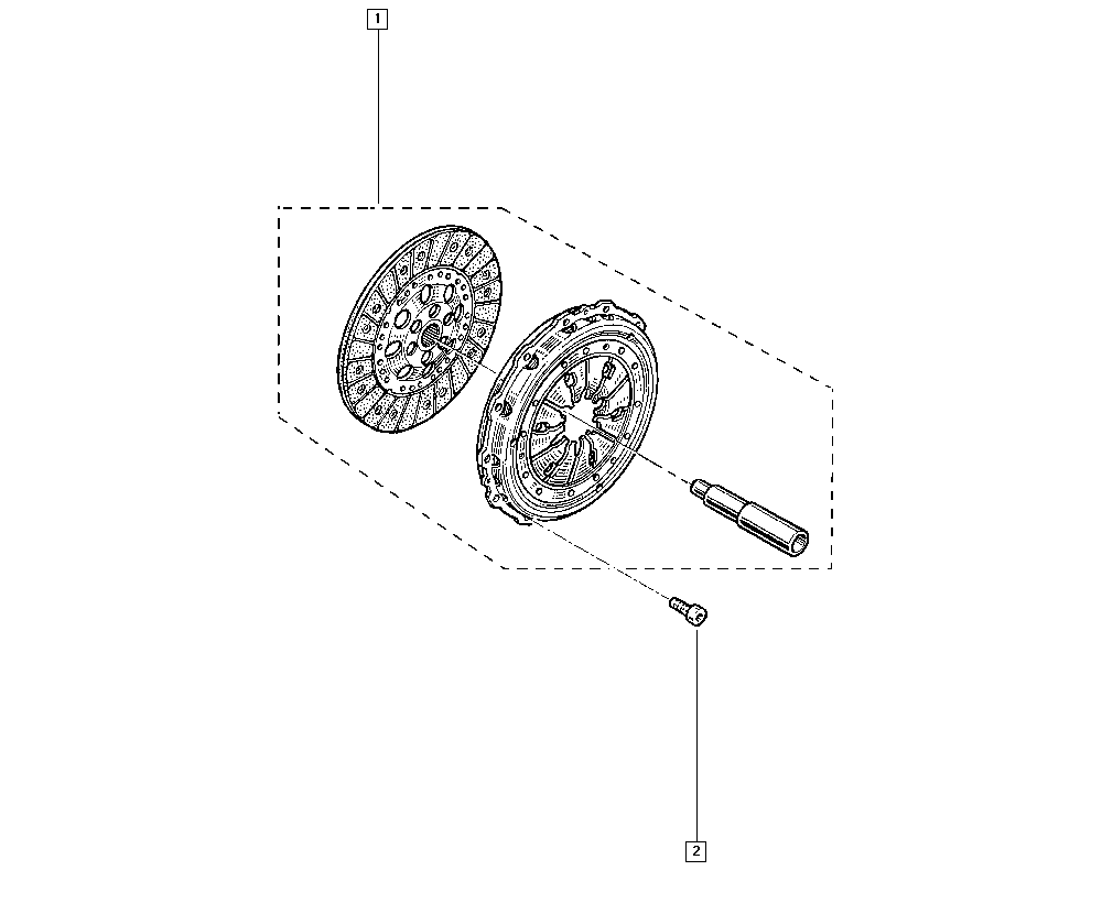 RENAULT 30 20 548 48R - Комплект съединител vvparts.bg