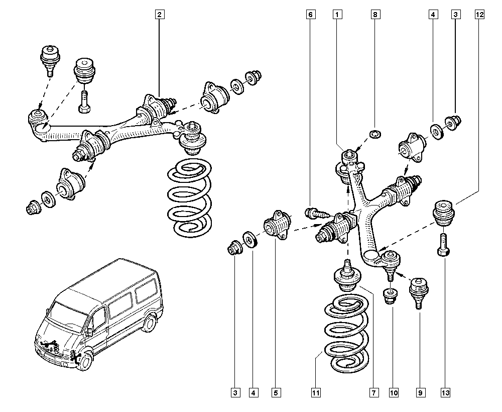 Vauxhall 77 00 312 851 - Шарнири vvparts.bg