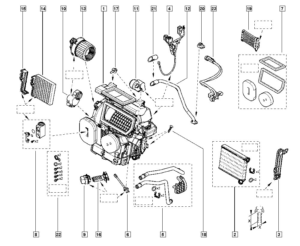 DACIA 8660003825 - Филтър купе (поленов филтър) vvparts.bg