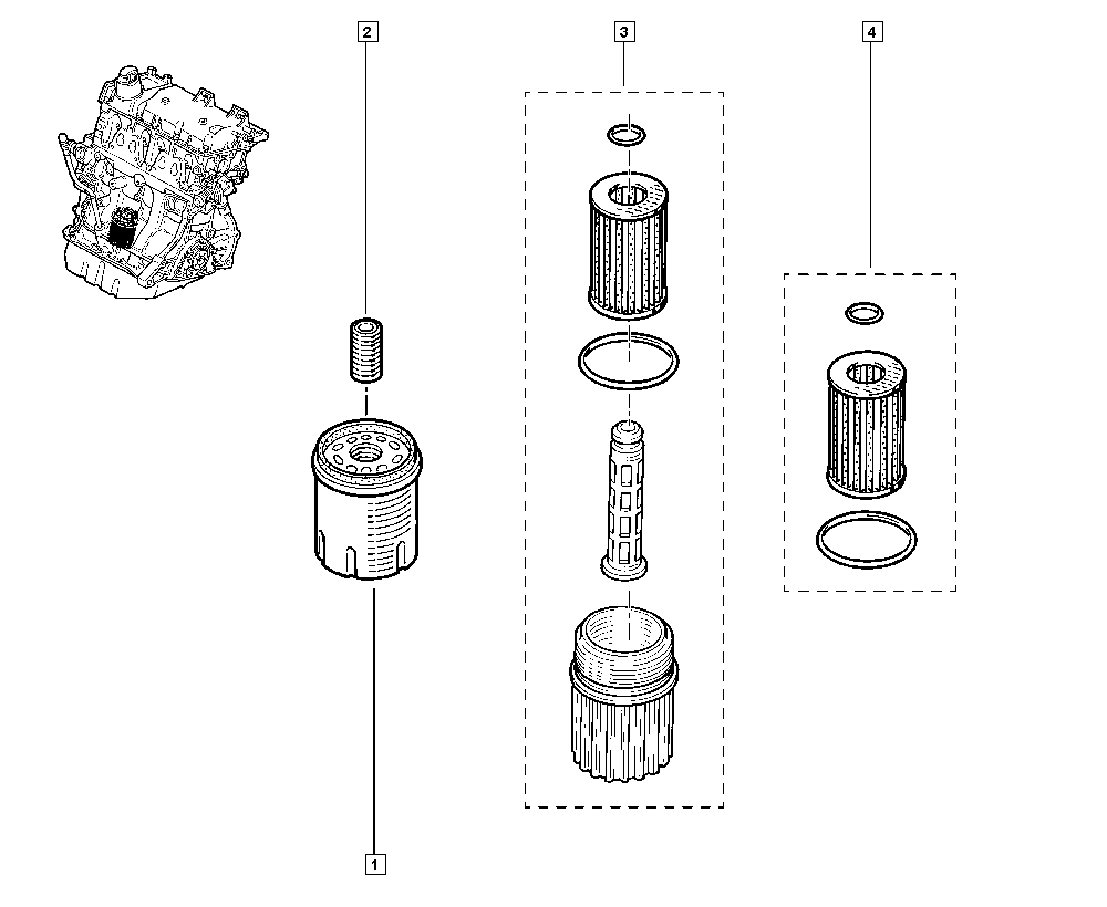 RENAULT 82 00 257 642 - Маслен филтър vvparts.bg