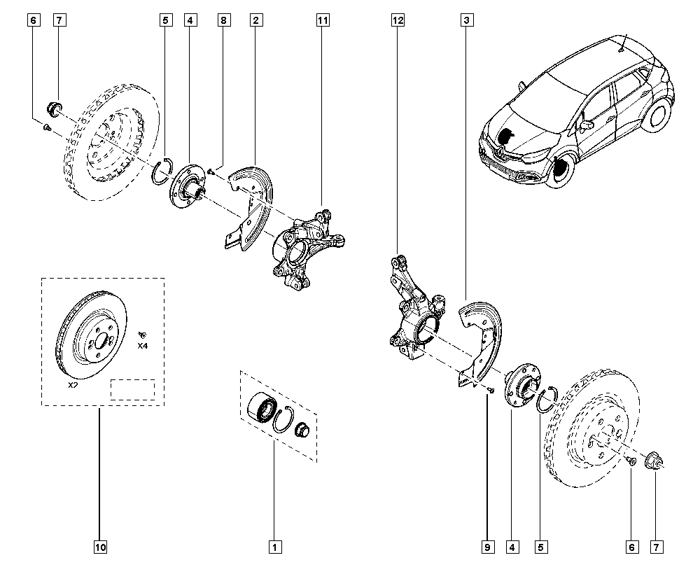 DACIA 40 20 695 18R - Спирачен диск vvparts.bg