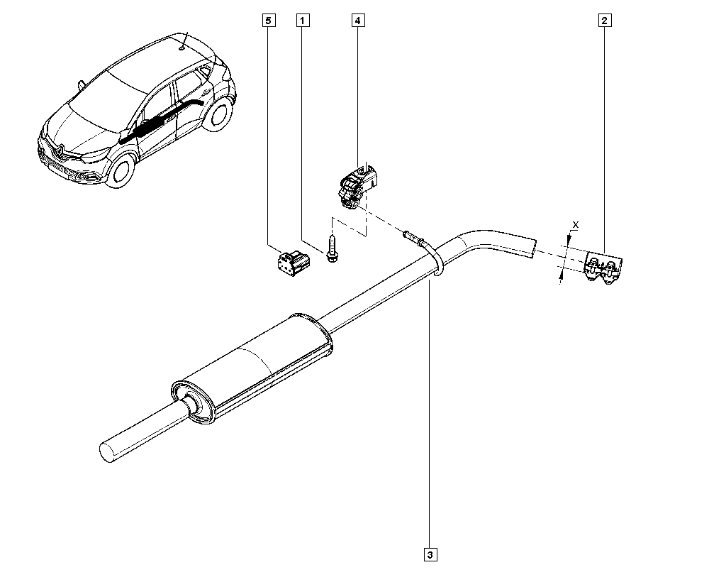 RENAULT 20 65 163 64R - Лагерна втулка, стабилизатор vvparts.bg