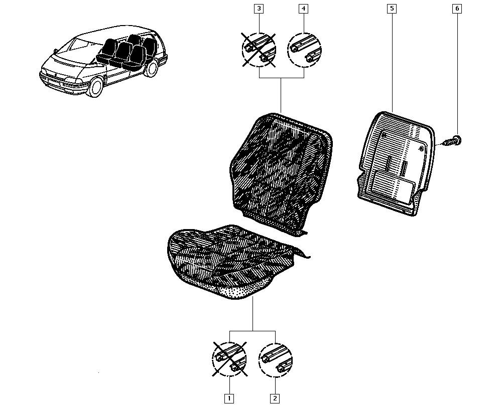 RENAULT 7700826681 - Амортисьор vvparts.bg