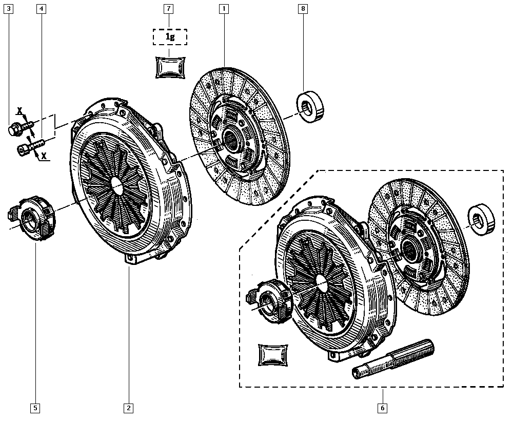 RENAULT 77 00 105 459 - Притискателен диск vvparts.bg