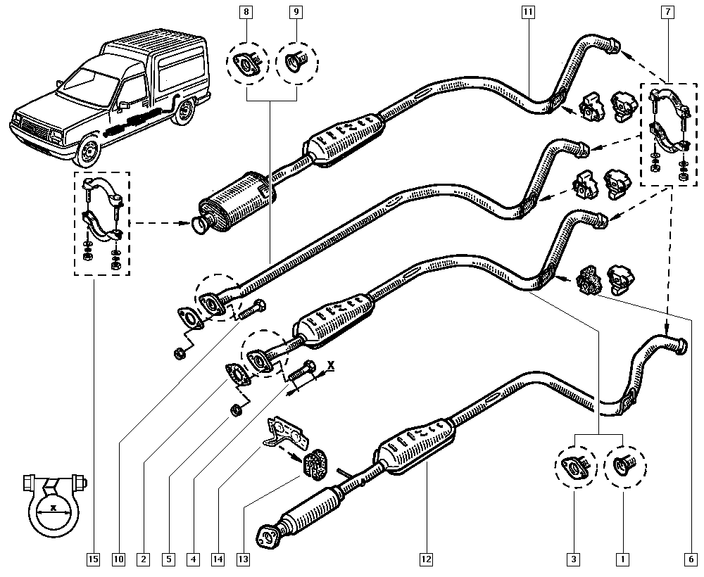 TOYOTA 7701458595 - Тръбна връзка, изпускателна система vvparts.bg