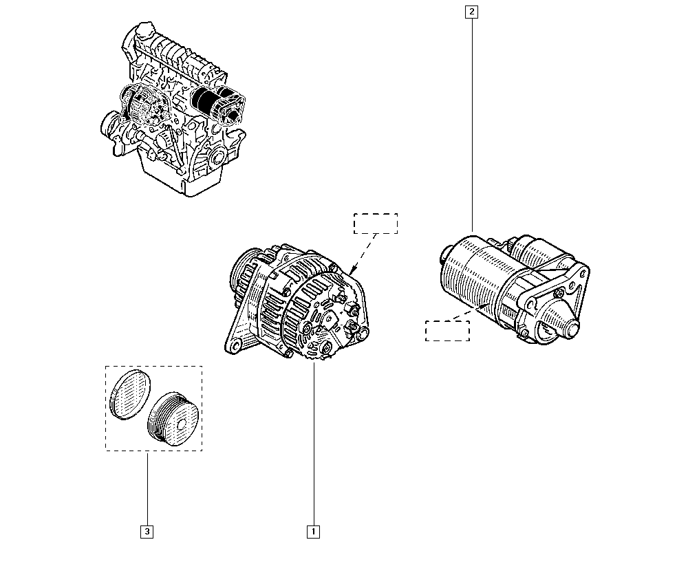 RENAULT TRUCKS 77 01 477 502 - Ремъчна шайба, генератор vvparts.bg