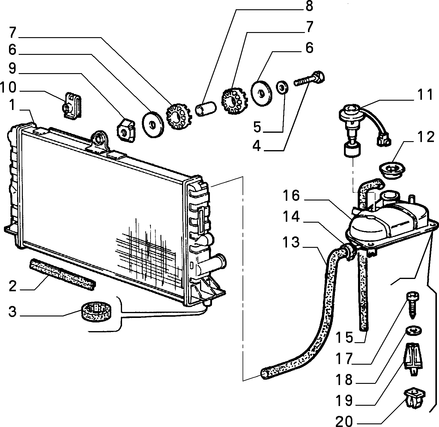 Alfa Romeo 60536864 - Капачка, резервоар за охладителна течност vvparts.bg