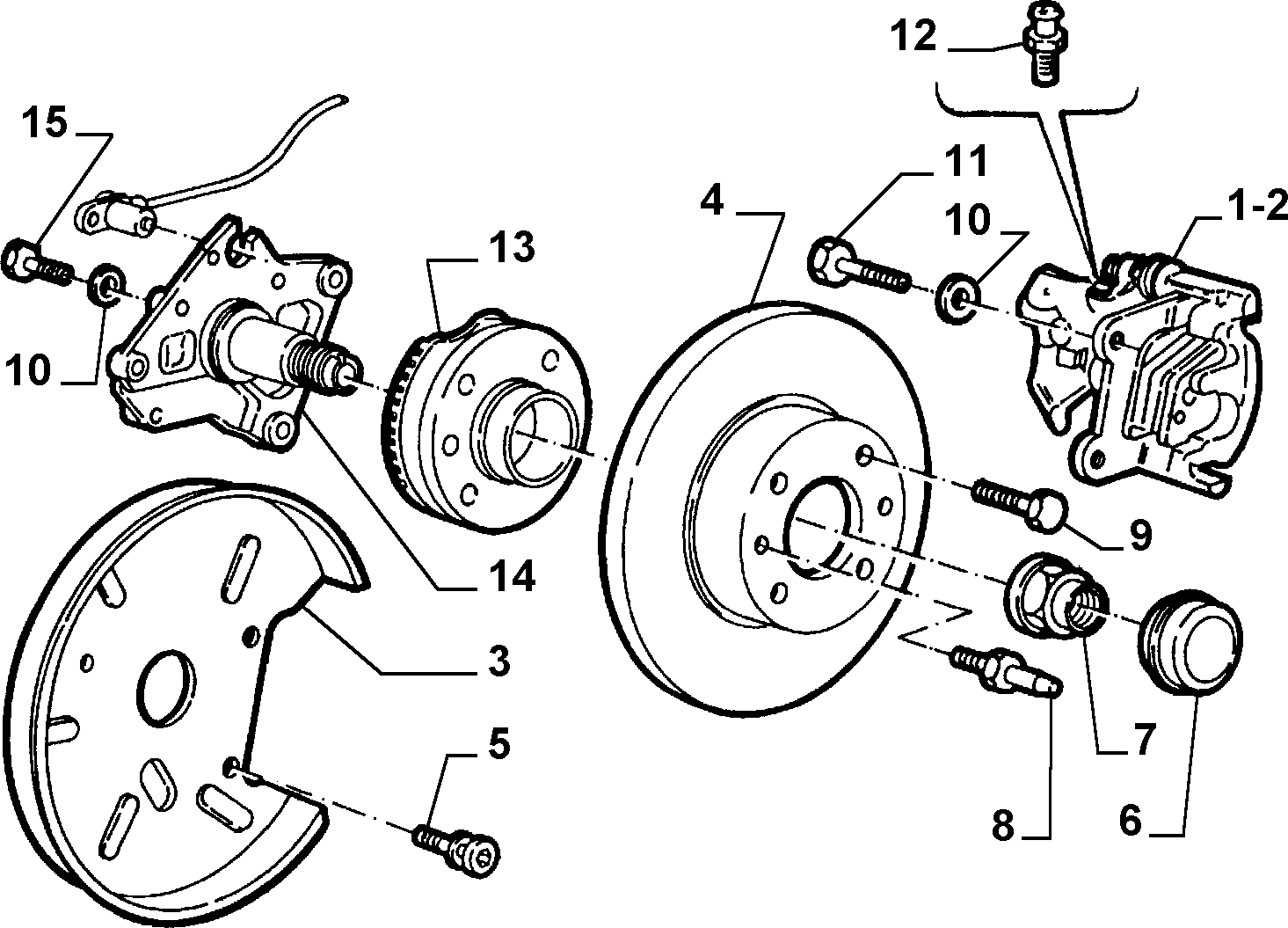 FIAT 71739572 - Спирачен диск vvparts.bg