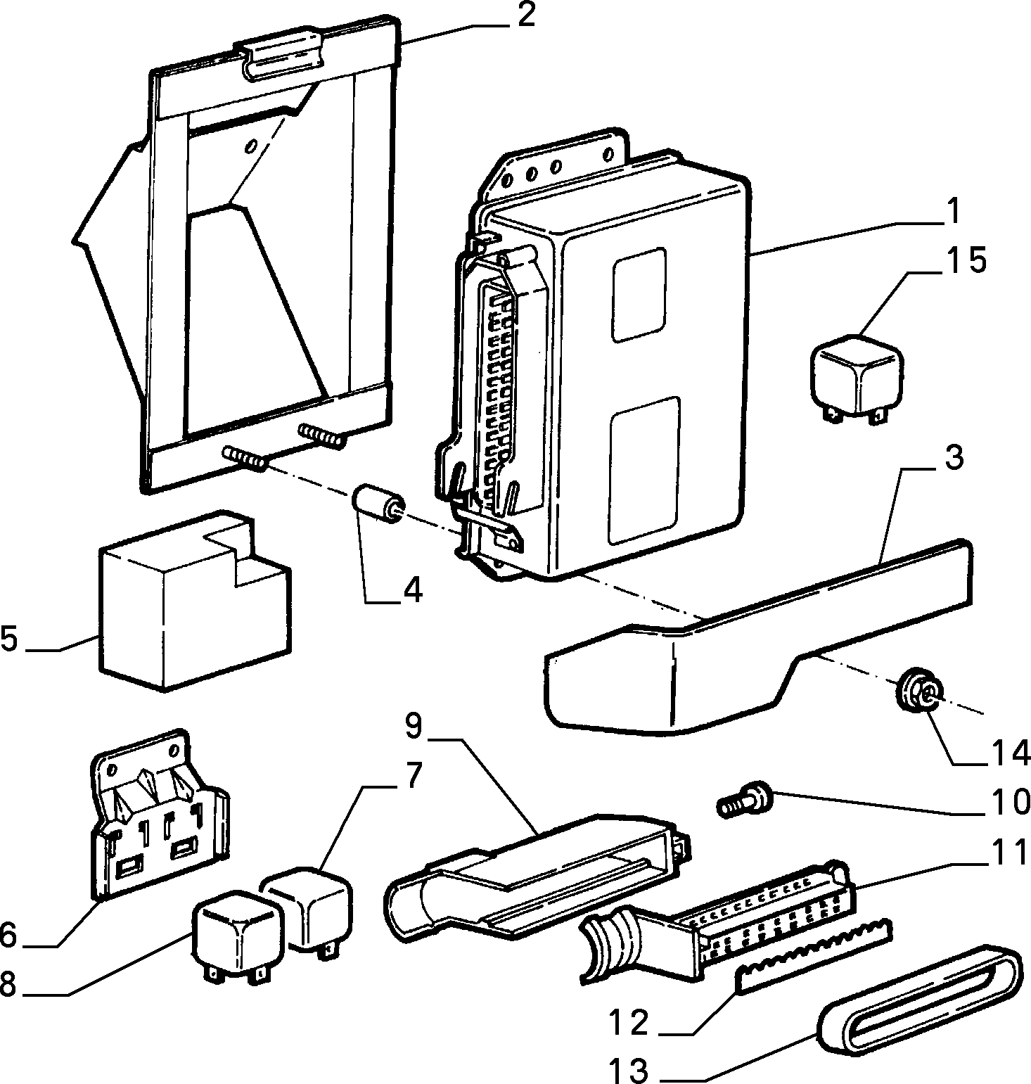 FIAT 7619302 - Реле, горивна помпа vvparts.bg