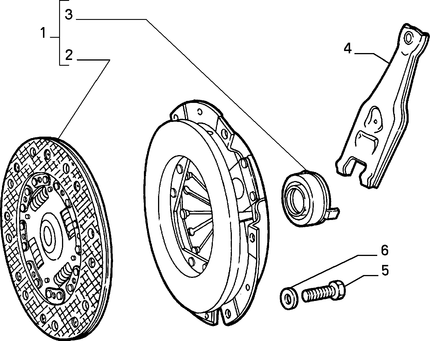 Alfa Romeo 589 4979 - Комплект съединител vvparts.bg