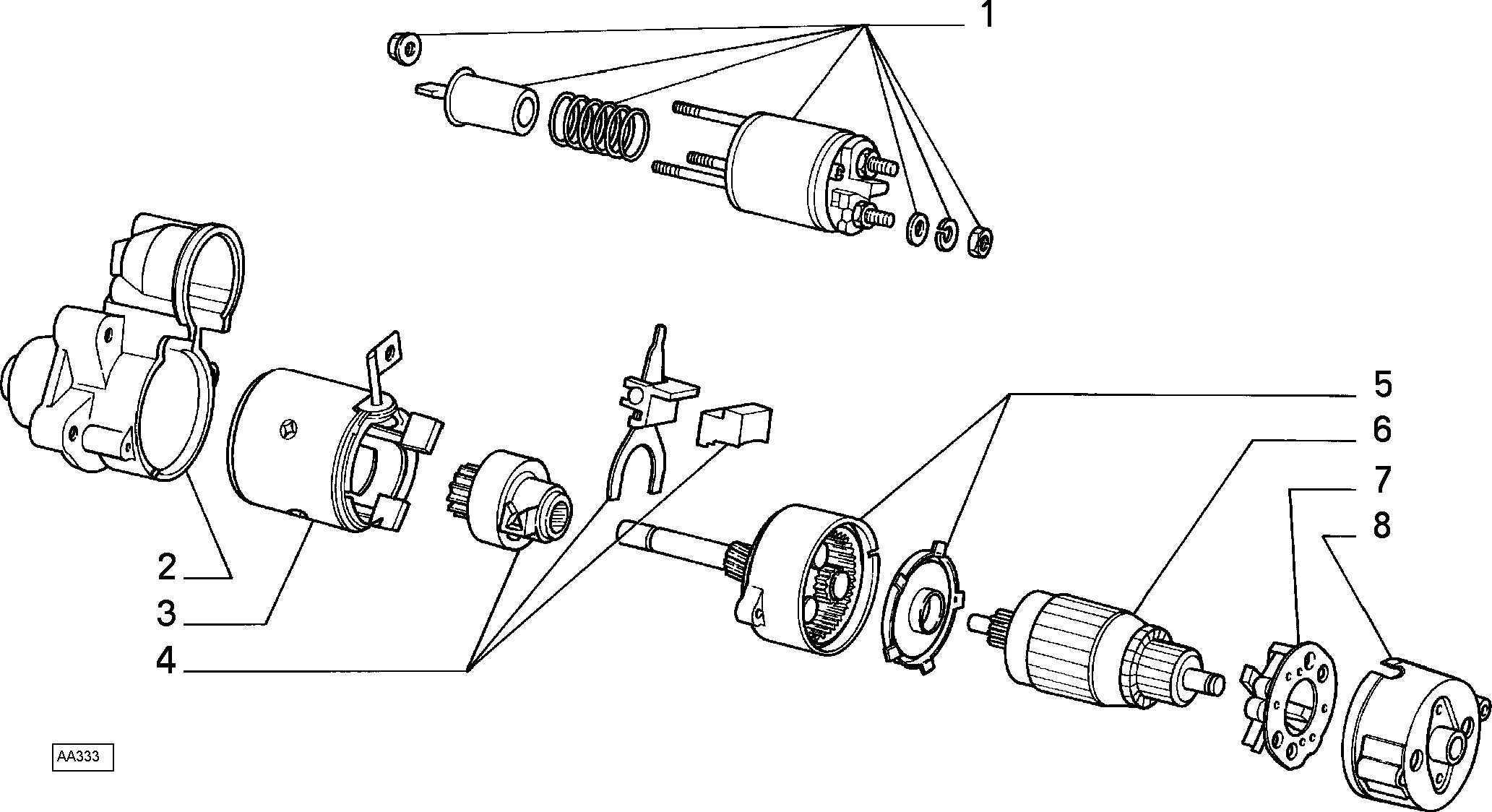 FIAT 9947960 - Магнитен превключвател, стартер vvparts.bg