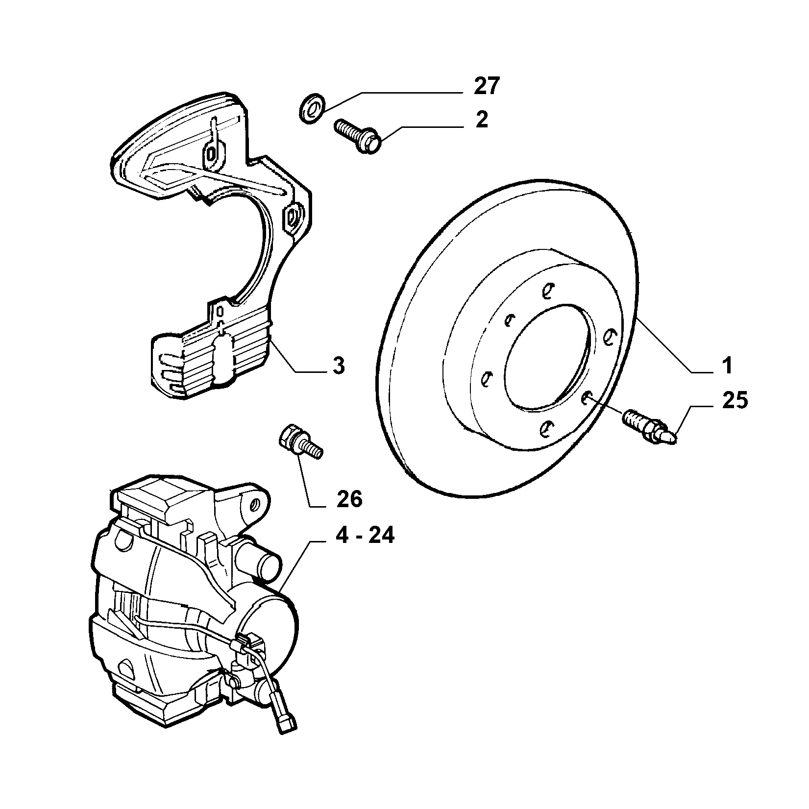 Vauxhall 71739567 - Спирачен диск vvparts.bg