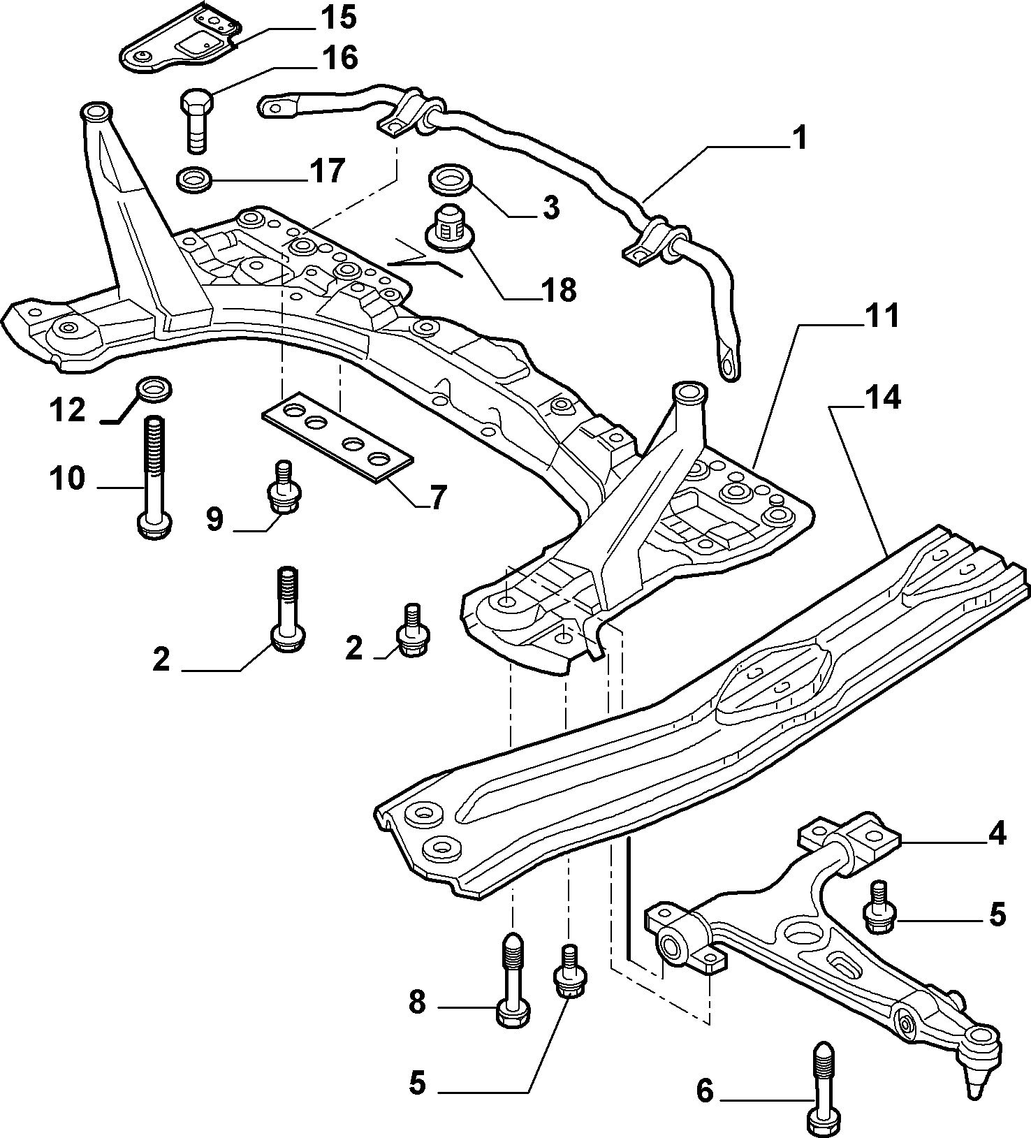 Alfa Romeo 60652466 - Носач, окачване на колелата vvparts.bg