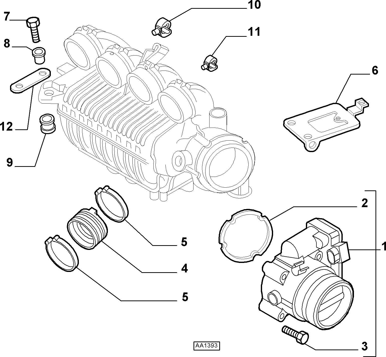 Alfa Romeo 77363439 - Корпус на дроселовата клапа vvparts.bg