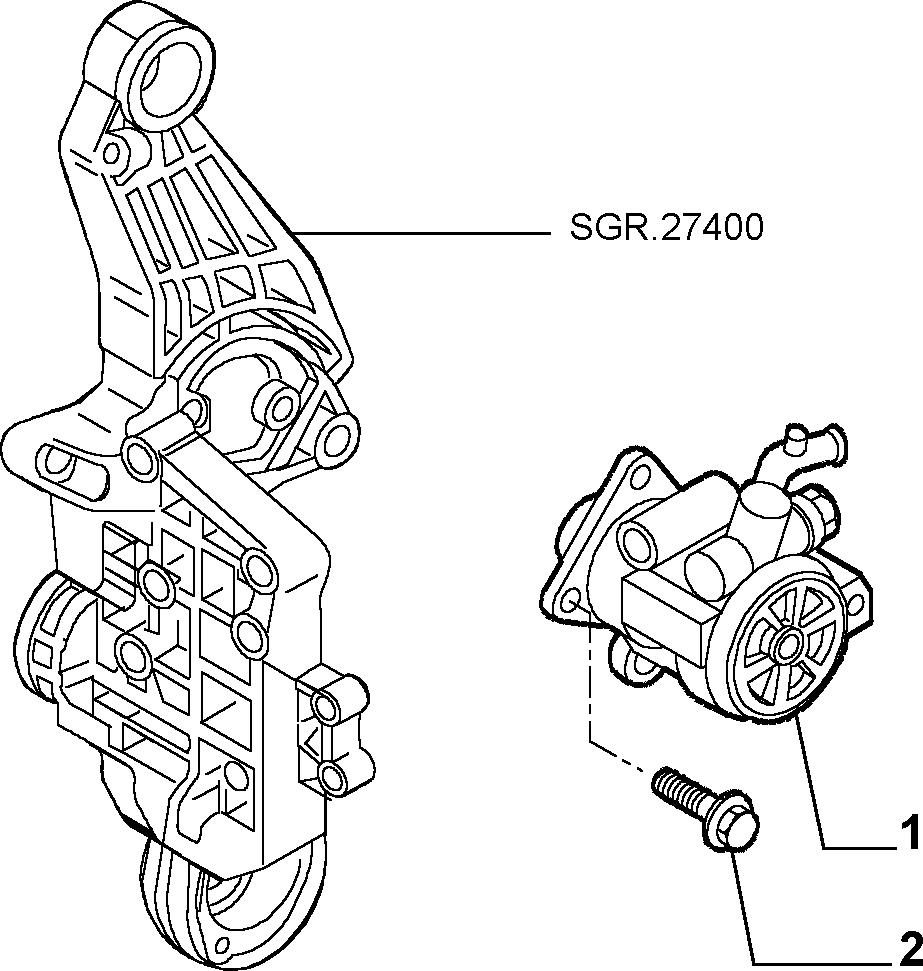 Alfarome/Fiat/Lanci 46763561 - Хидравлична помпа, кормилно управление vvparts.bg