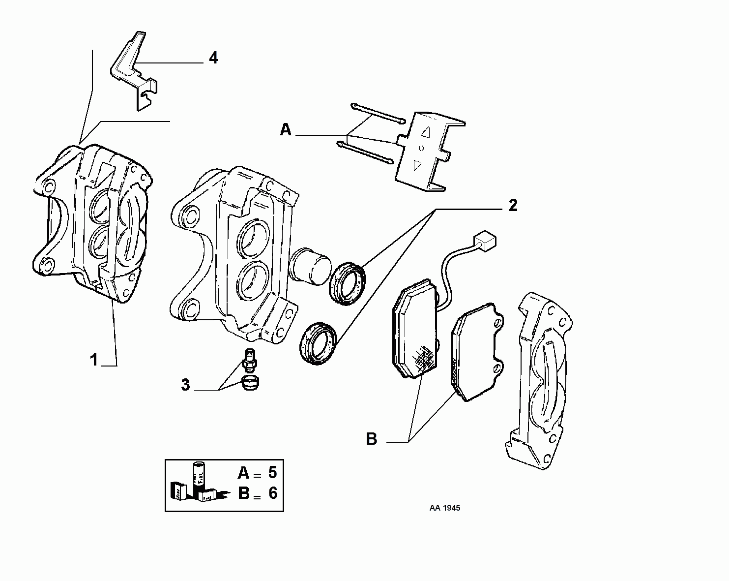 FIAT 77363539 - Комплект принадлежности, дискови накладки vvparts.bg