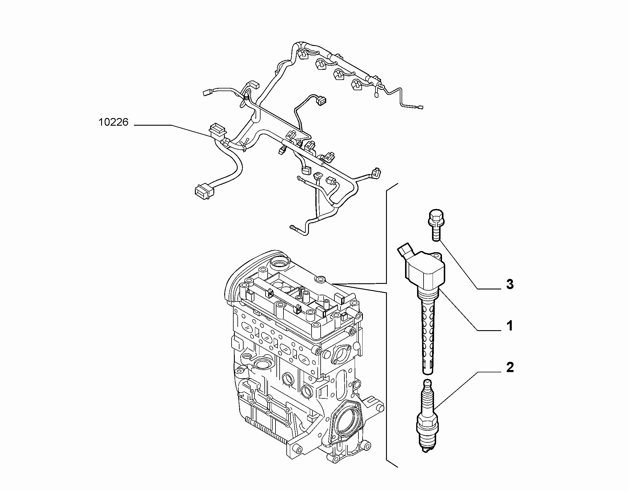 Lancia 55217232 - Запалителна свещ vvparts.bg