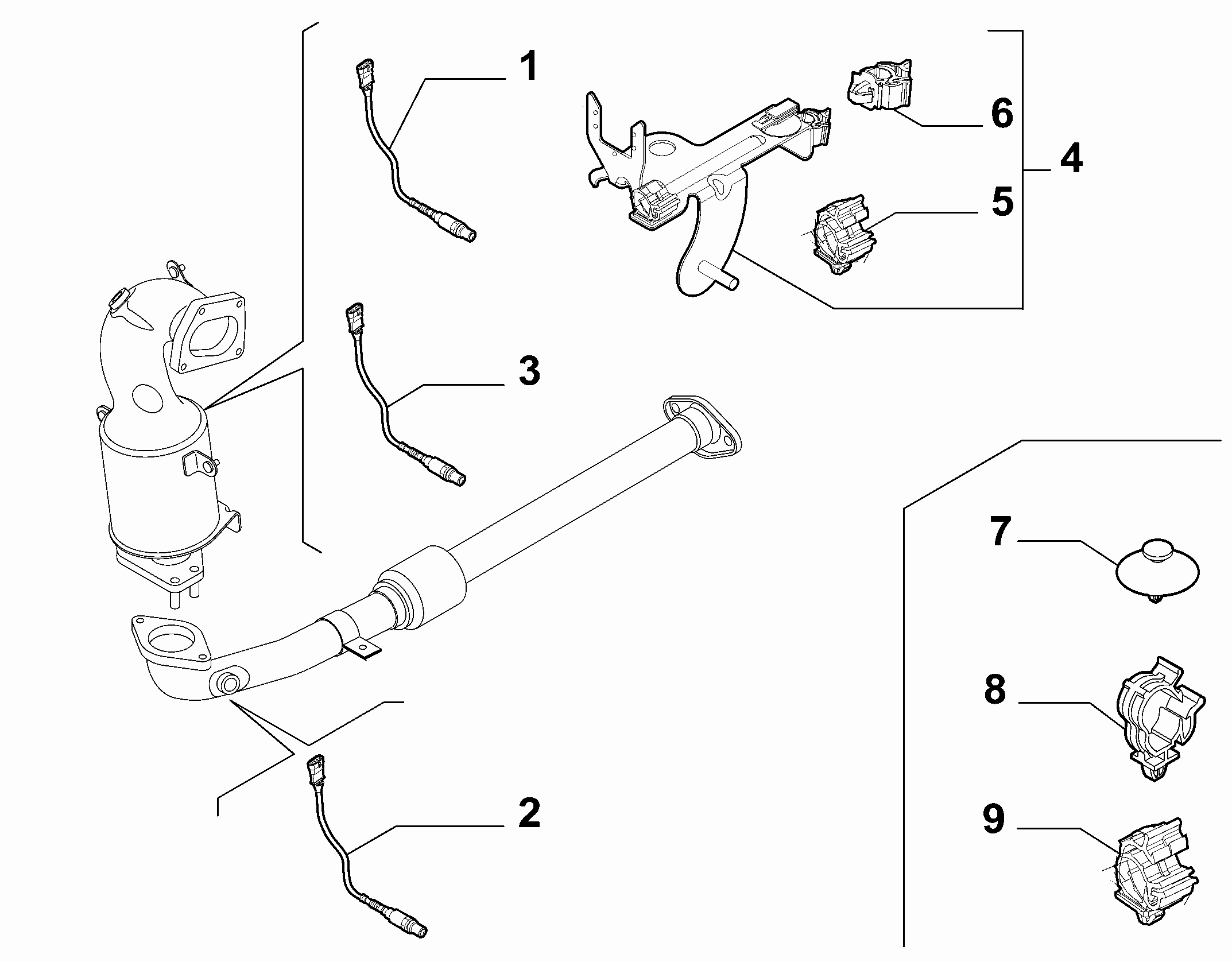 Chrysler 55224323 - Ламбда-сонда vvparts.bg