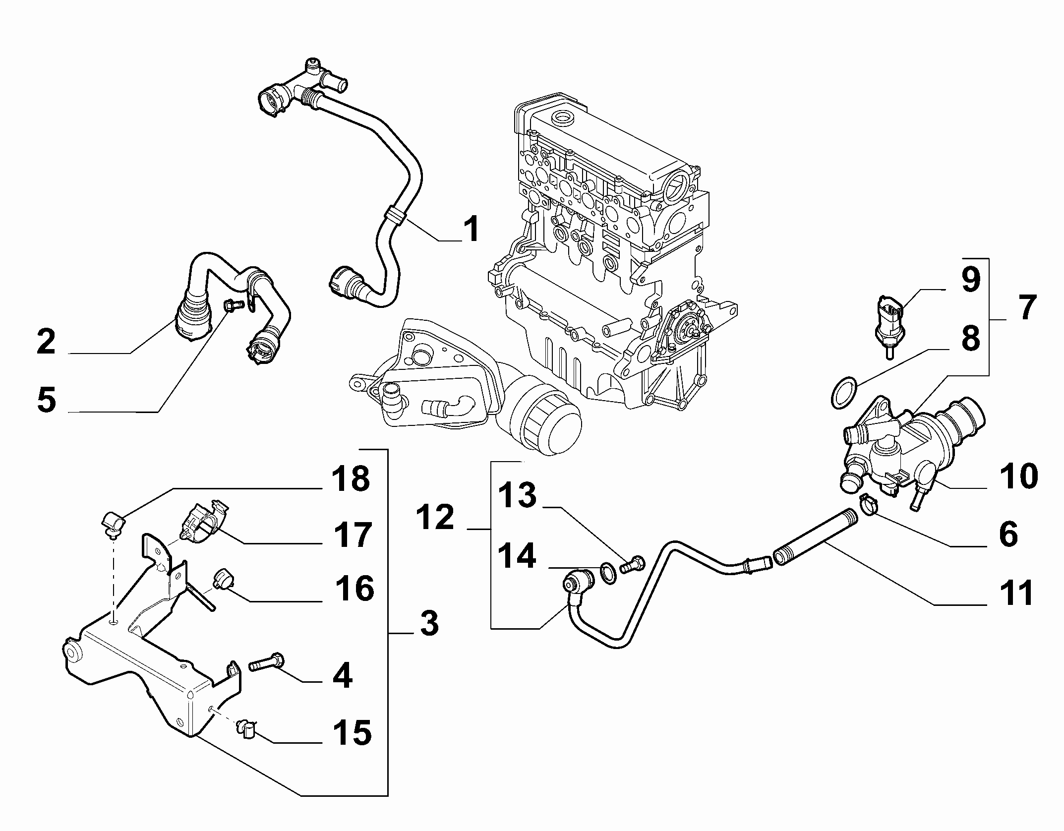 FIAT 51740182 - Запалителна свещ vvparts.bg