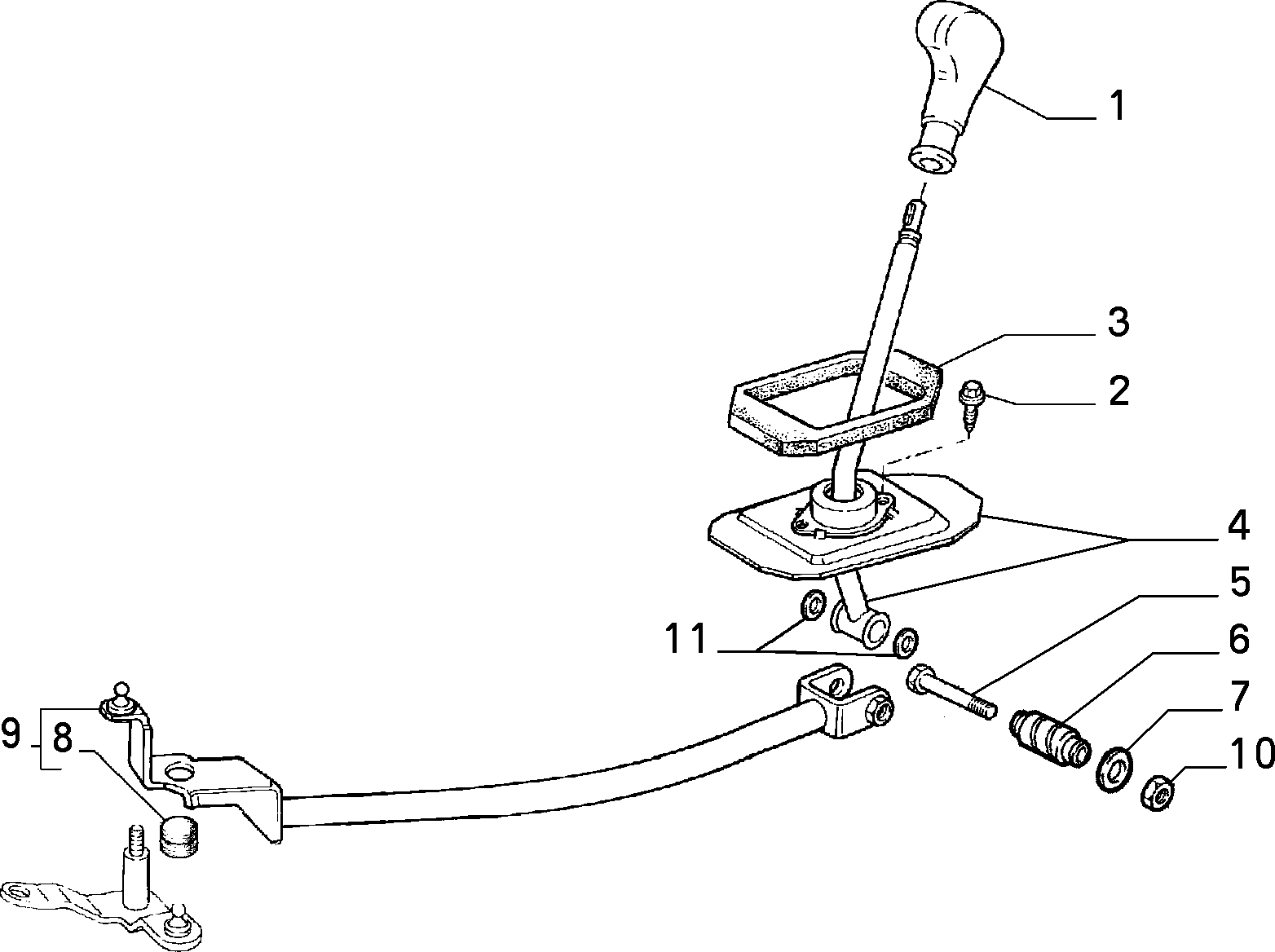 Lancia 4259848 - Втулка, превключваща щанга vvparts.bg