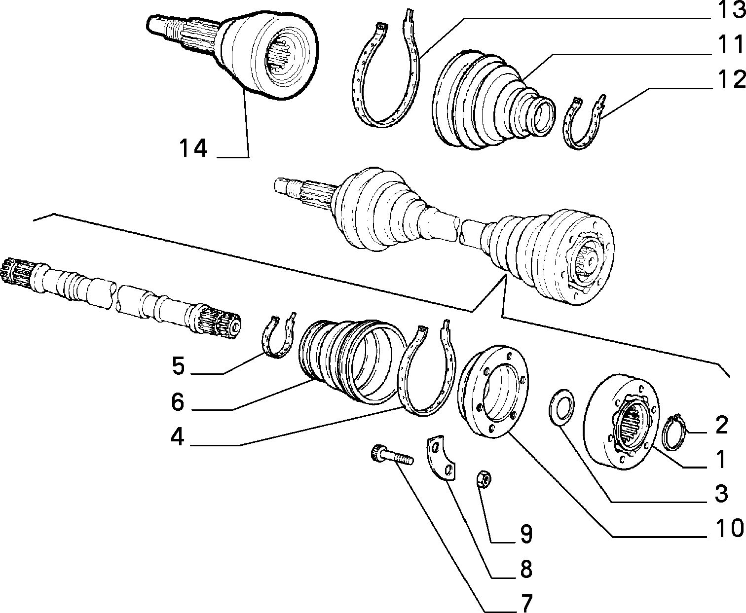 Alfarome/Fiat/Lanci 60811991 - Маншон, полуоска vvparts.bg