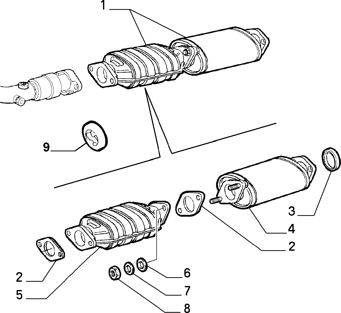 FIAT 7783718 - Уплътнение, изпускателни тръби vvparts.bg