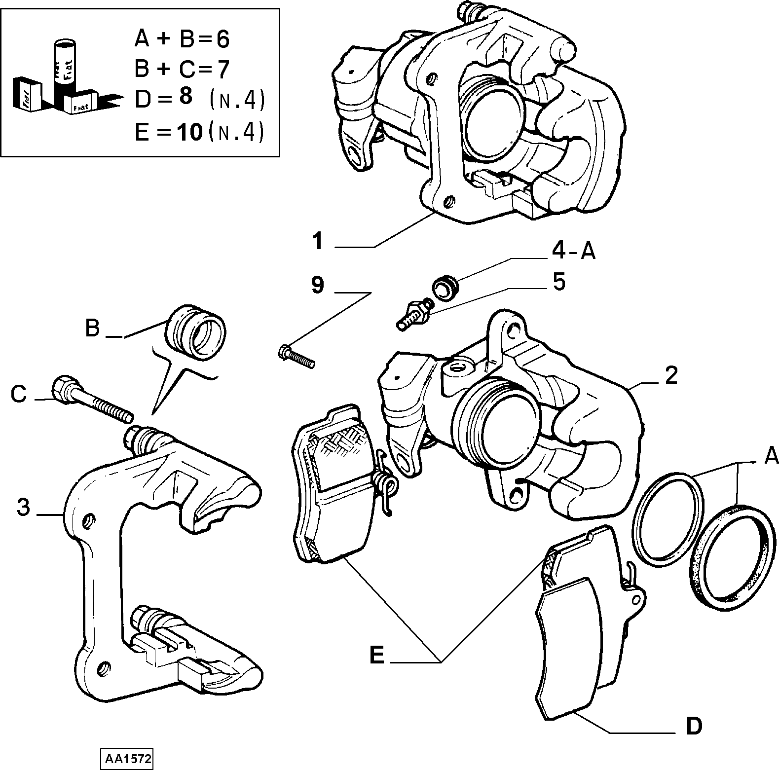 FIAT 9947614 - Спирачен апарат vvparts.bg