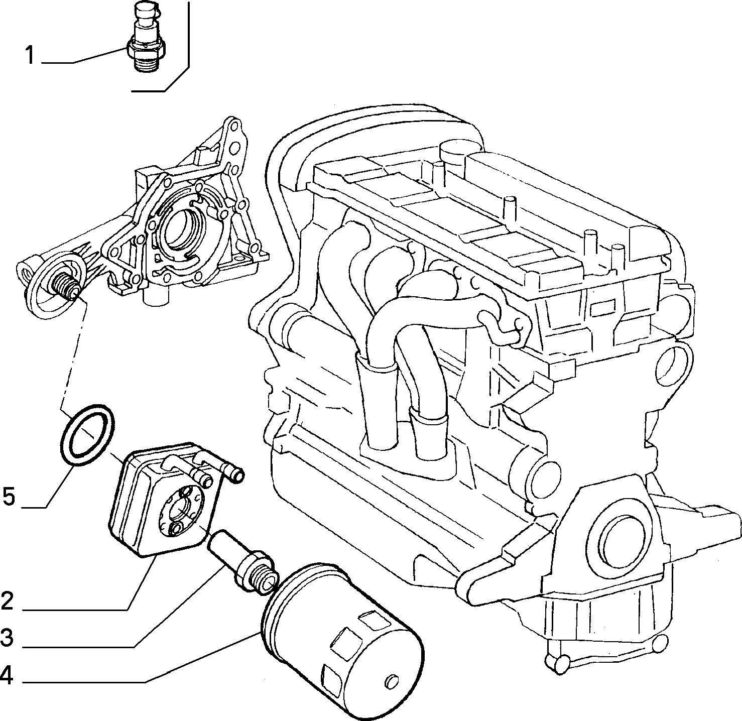 FIAT 71736159 - Маслен филтър vvparts.bg