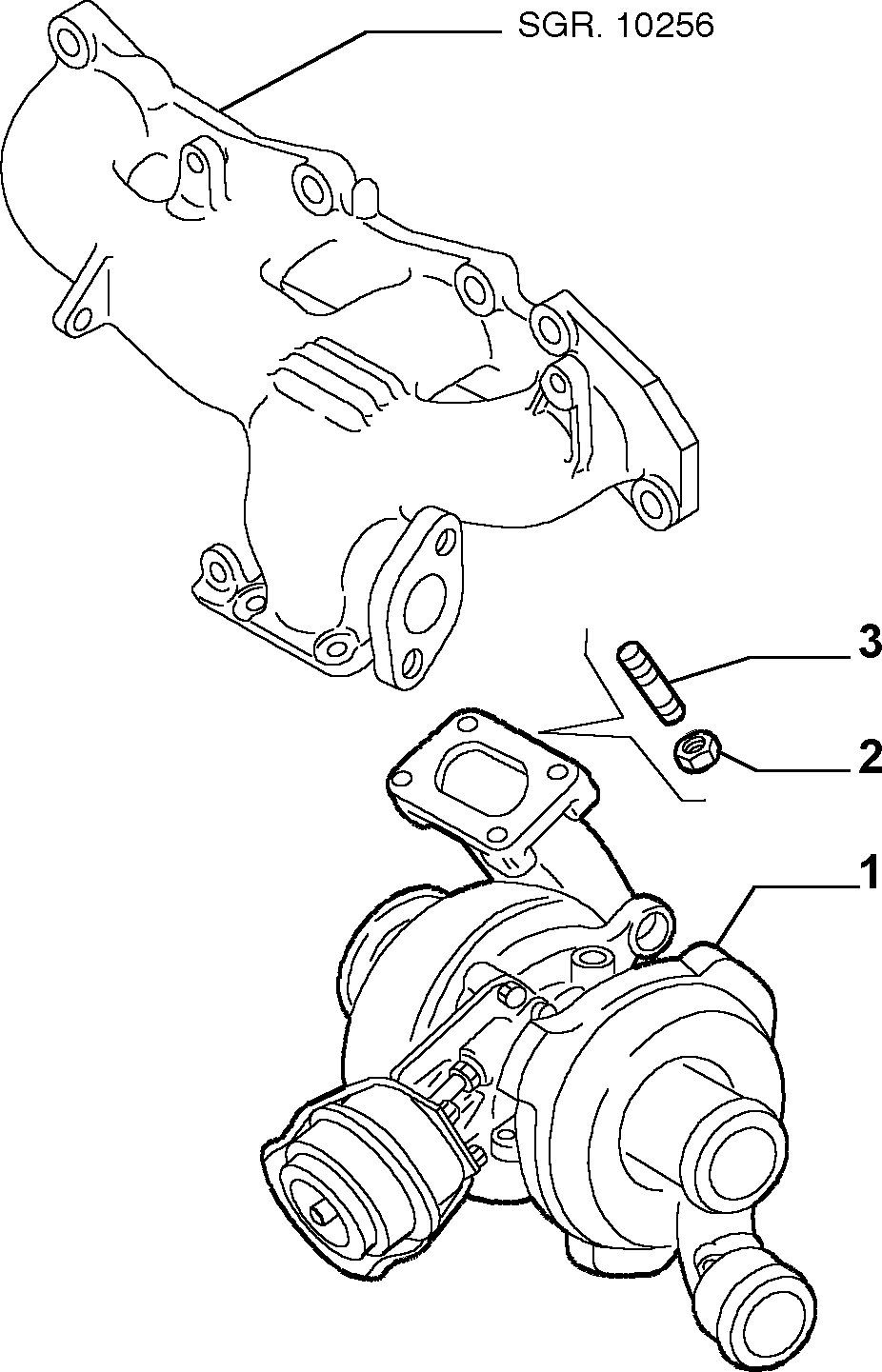 FIAT 55191934* - Турбина, принудително пълнене с въздух vvparts.bg