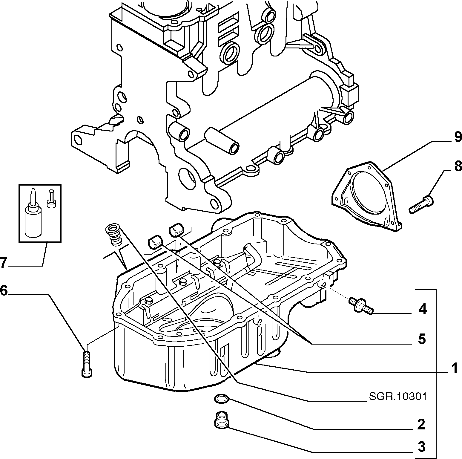 Lancia 71713687 - Комплект гарнитури, колянно-мотовилков блок vvparts.bg