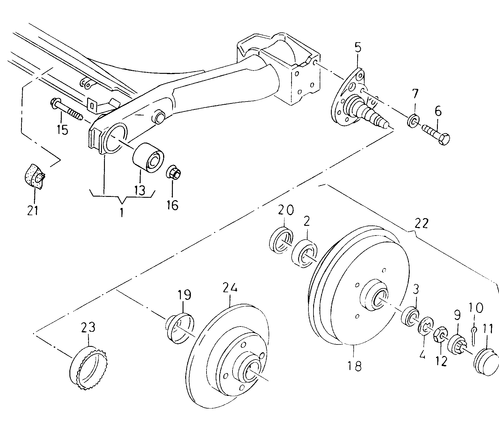 VW 6N0 501 541 D - Тампони на моста vvparts.bg