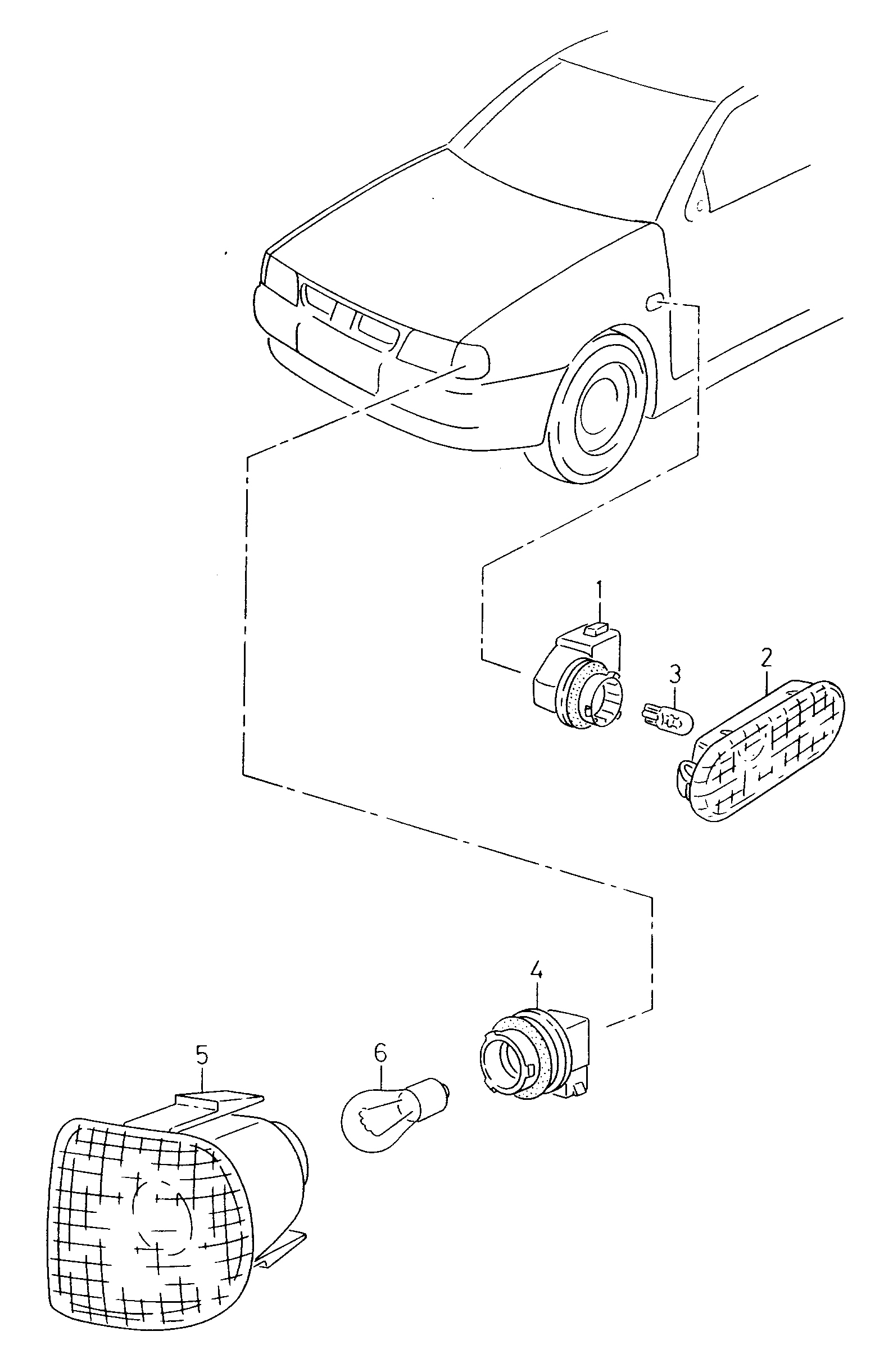 Seat 3A0949101A - Мигачи vvparts.bg