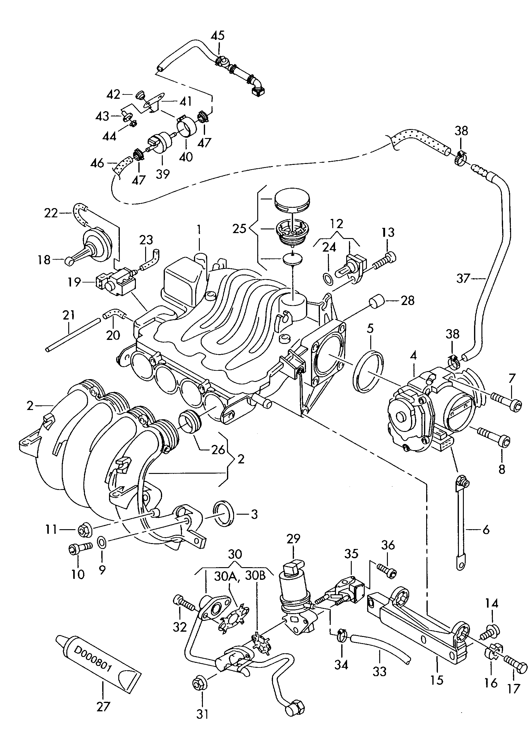 AUDI 06A131501P - AGR-Клапан vvparts.bg