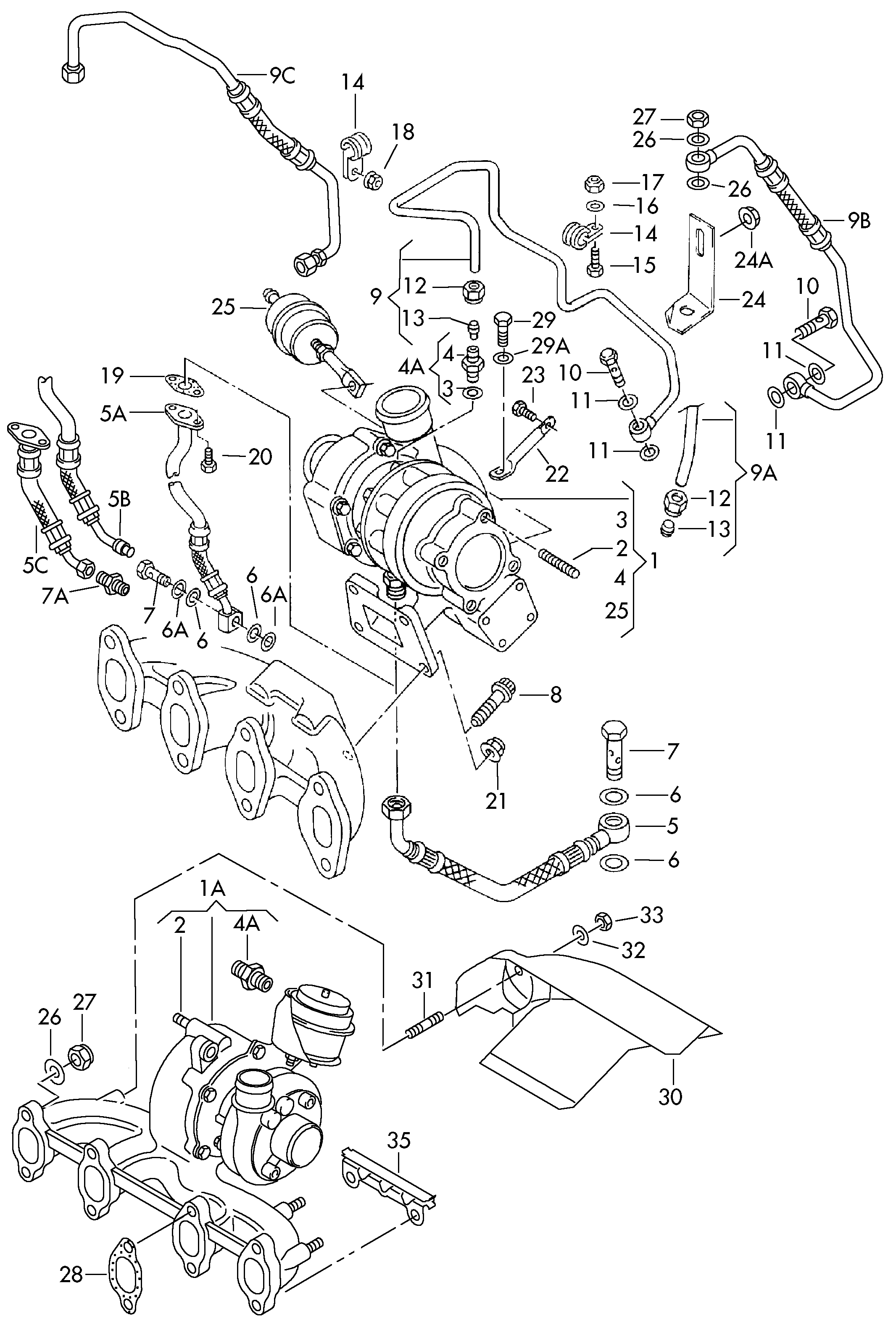 VW 03G 253 016P - Картридж, турбо vvparts.bg