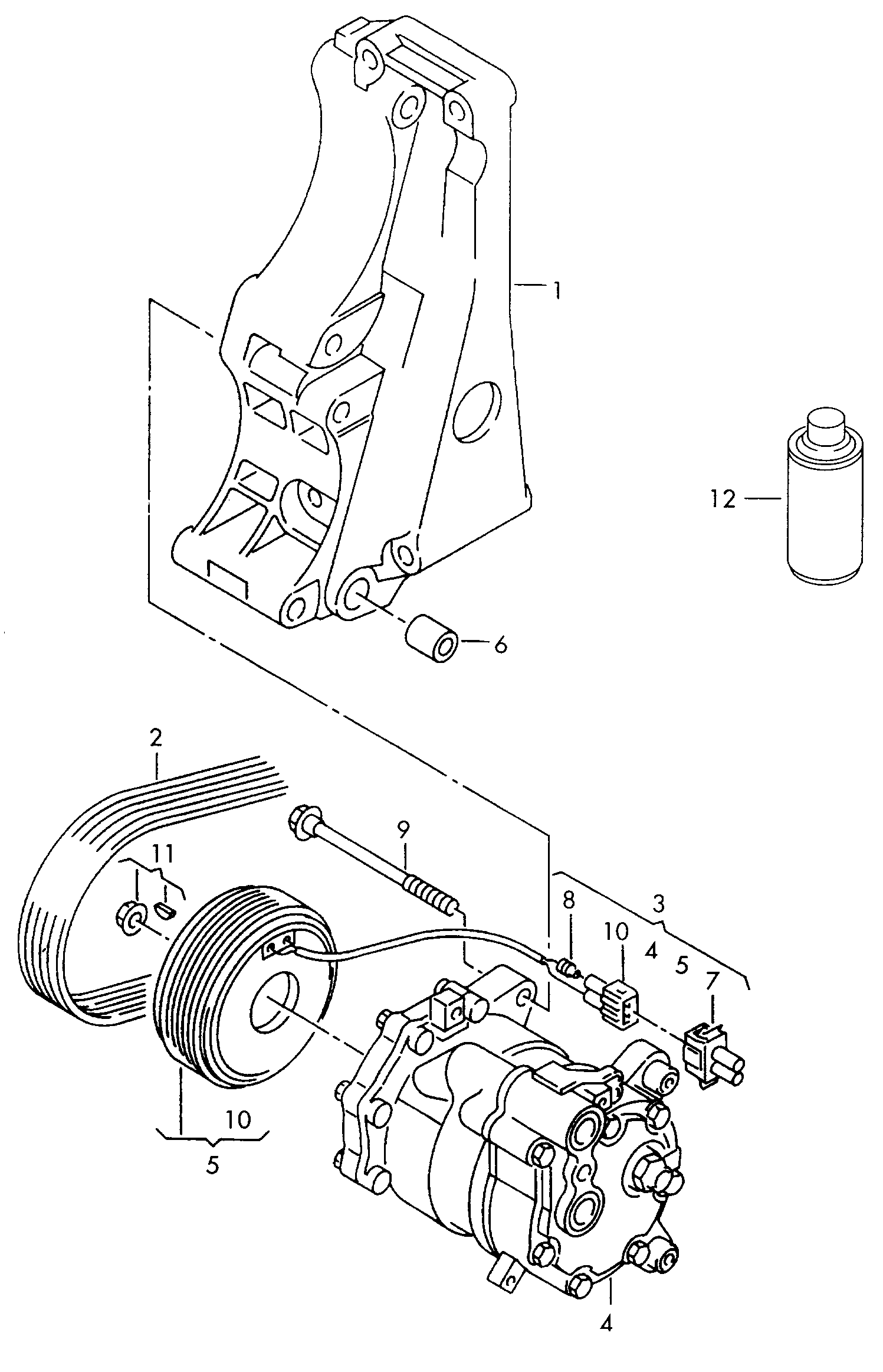 VW 6N0820803C - Компресор, климатизация vvparts.bg