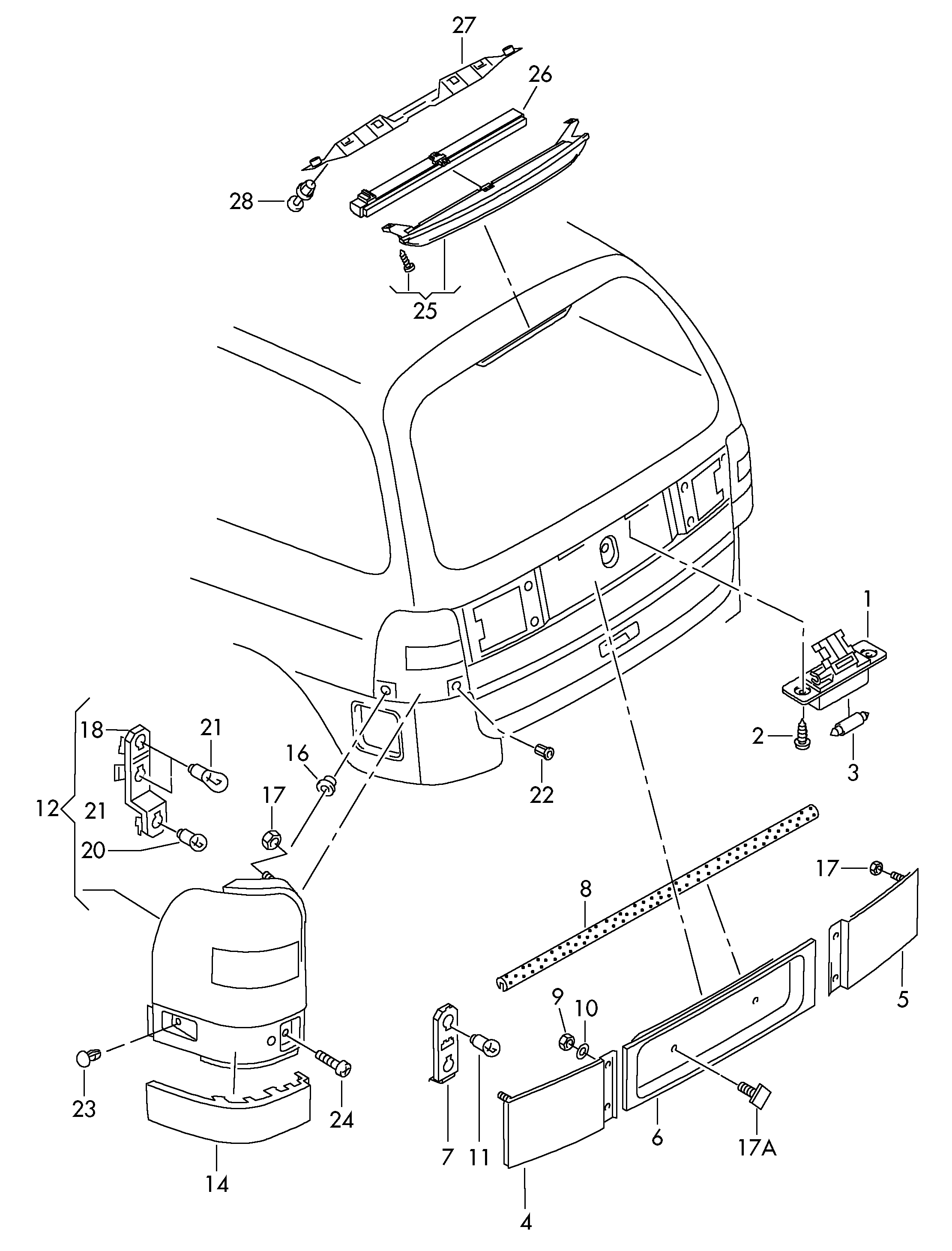 VAG N 017 73 28 - Крушка с нагреваема жичка, осветление на уредите vvparts.bg