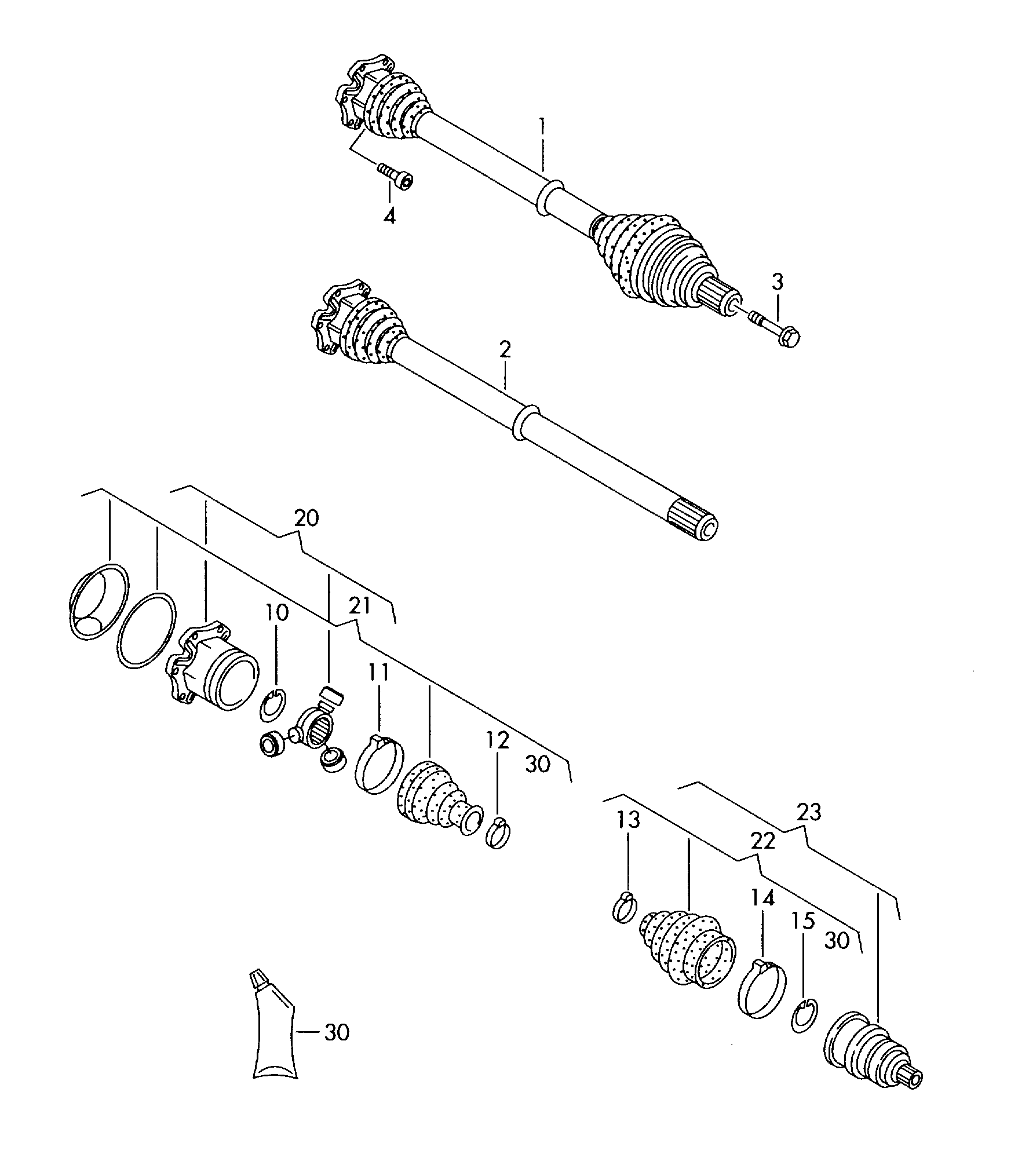 VAG 7M3407271R - Полуоска vvparts.bg