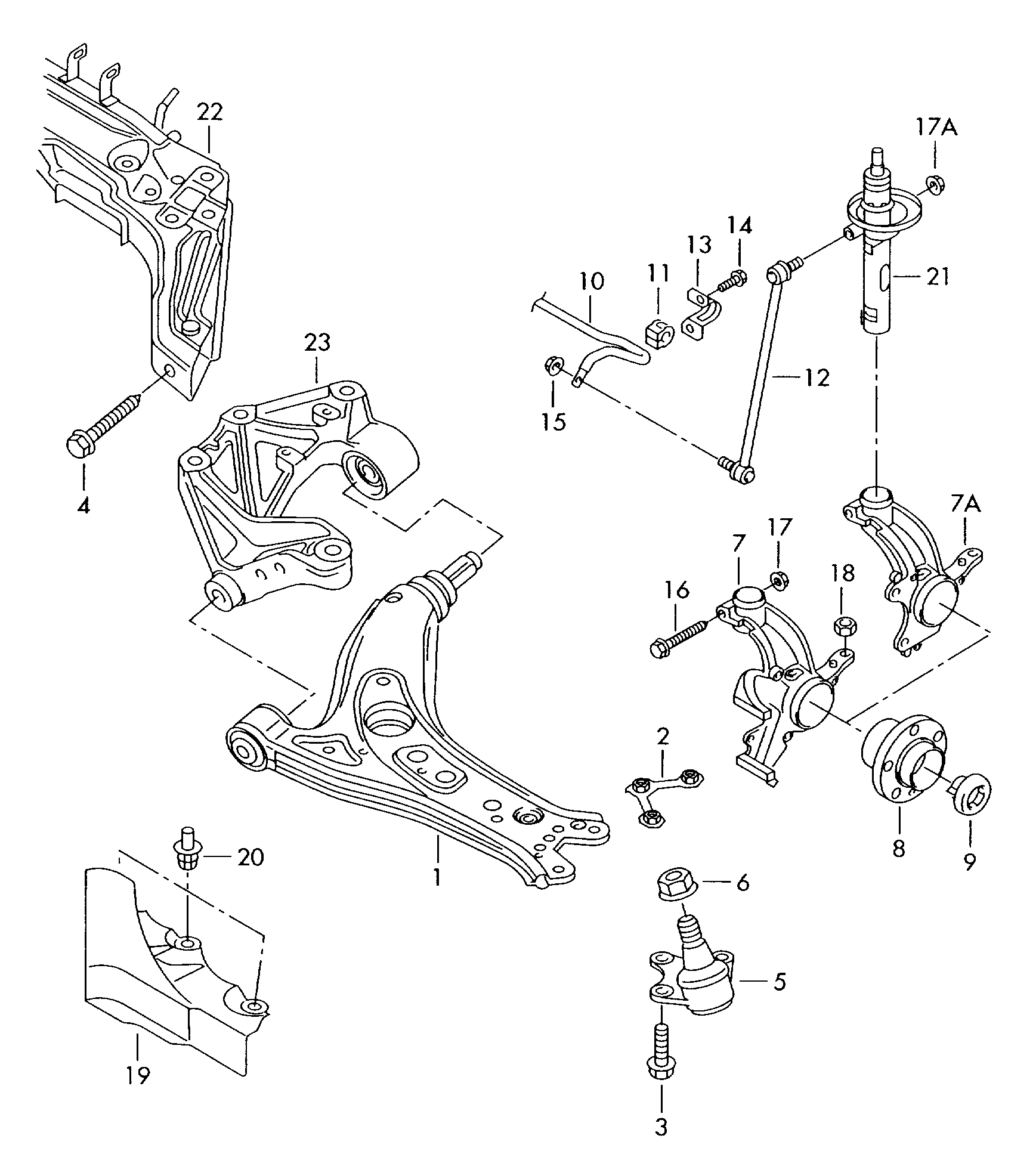 Seat 6Q0 411 314 L - Лагерна втулка, стабилизатор vvparts.bg