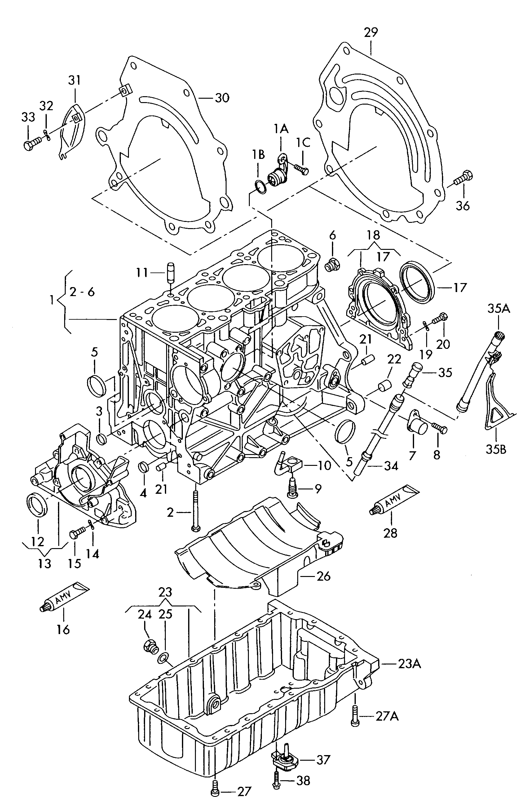 VAG 06A 103 601 RA - Маслена вана (картер) vvparts.bg