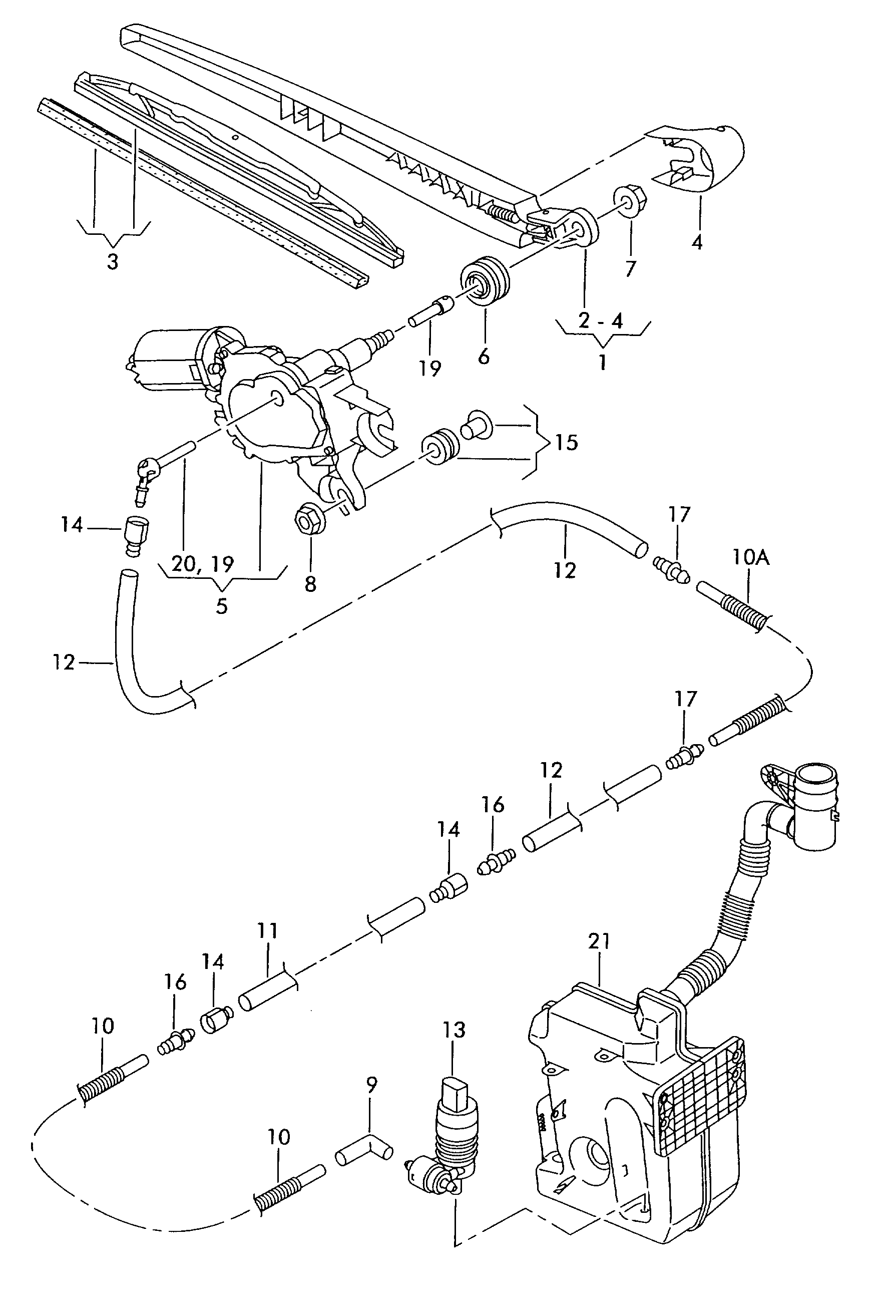 VAG 5P5955425A - Перо на чистачка vvparts.bg