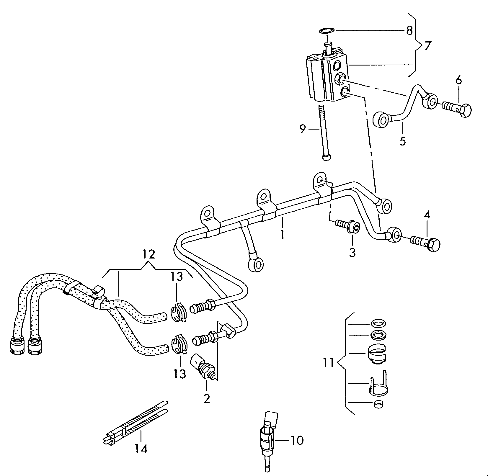 Skoda 06F 906 036 - Комплект дюза с държач vvparts.bg