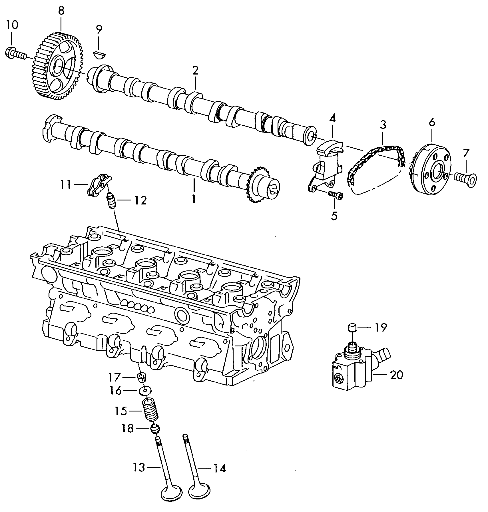 Skoda 06F 109 088 C - Дефазатор разпр. вал vvparts.bg